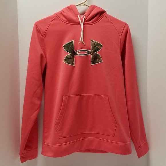 Under Armour Pink Coldgear Storm Armour Fleece® Hoodie w/ Realtree Logo - Picture 10 of 16